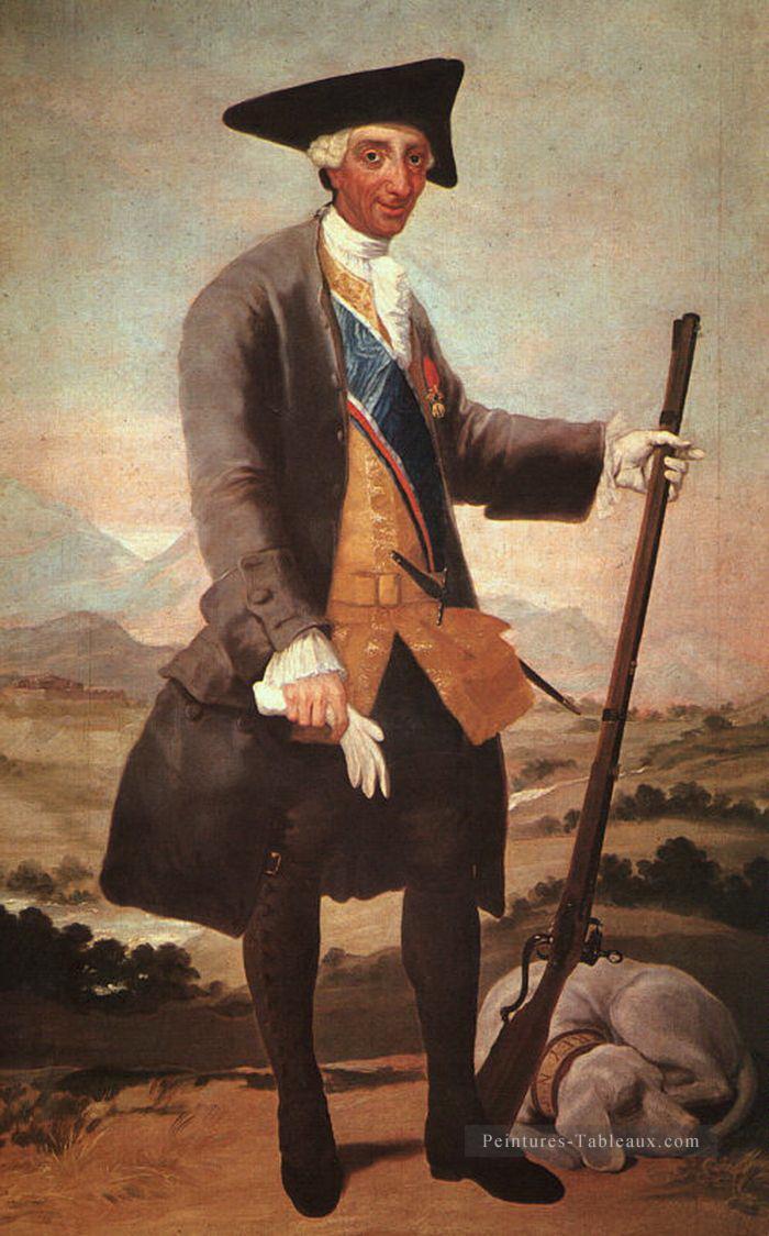 Charles III Francisco de Goya Peintures à l'huile